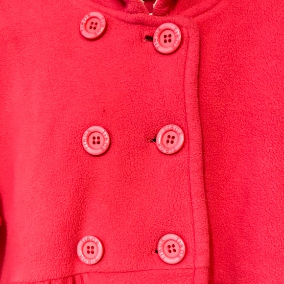 Girls pink fleece jacket size 8 - Picture 12 of 12